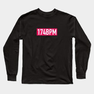 174 BPM Drum and Bass Jungle Long Sleeve T-Shirt